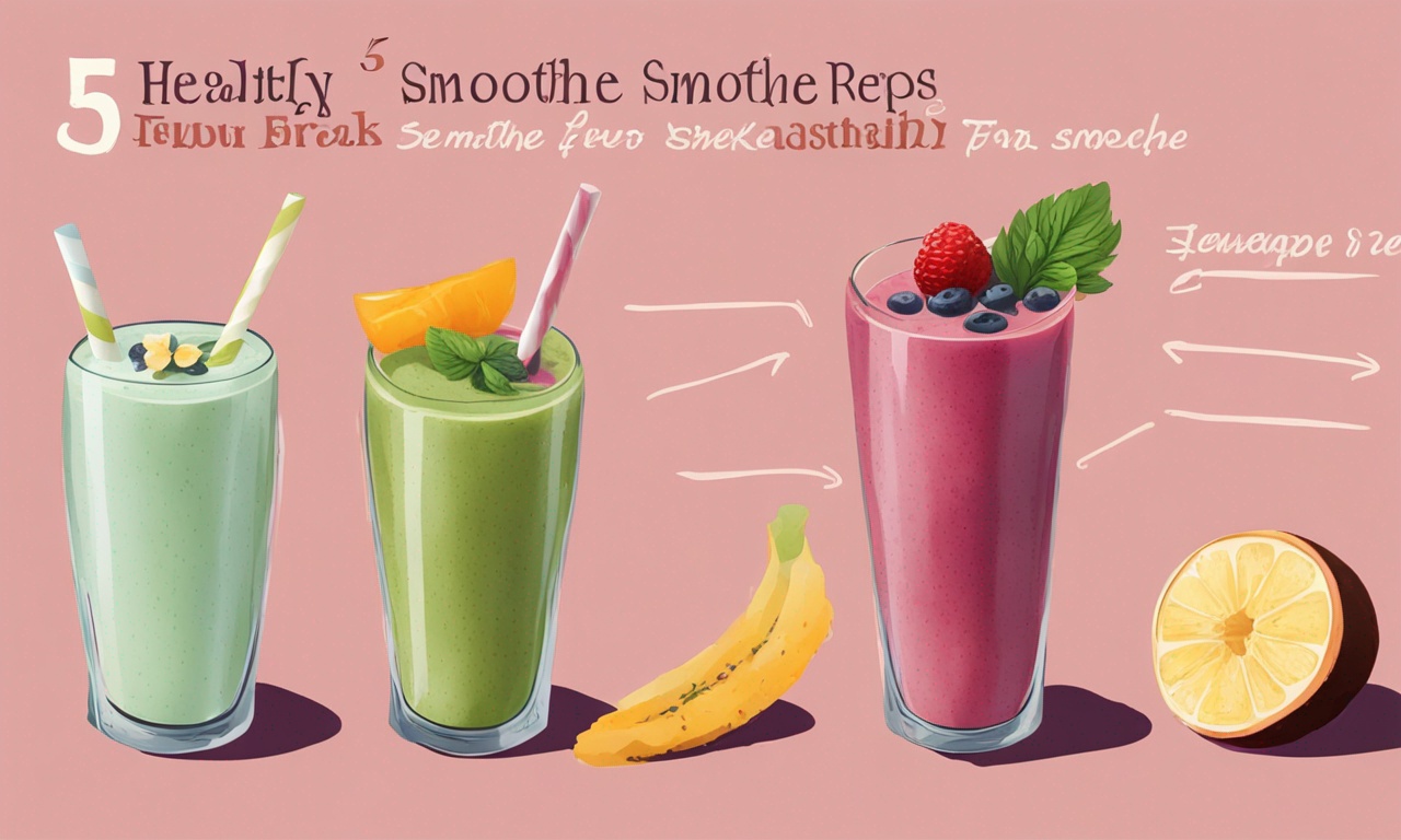 5 Resep Smoothie Sehat untuk Sarapan Cepat