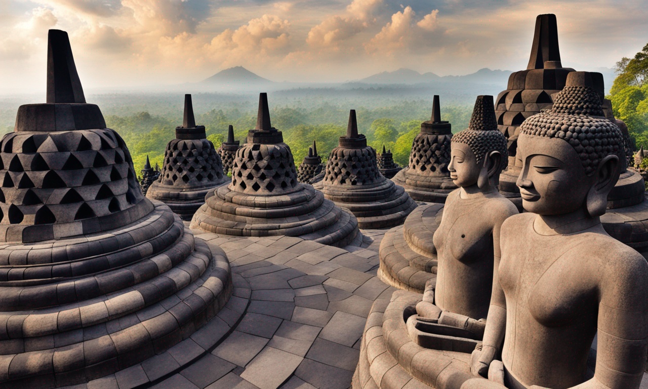 Mengagumi Candi Borobudur Magelang