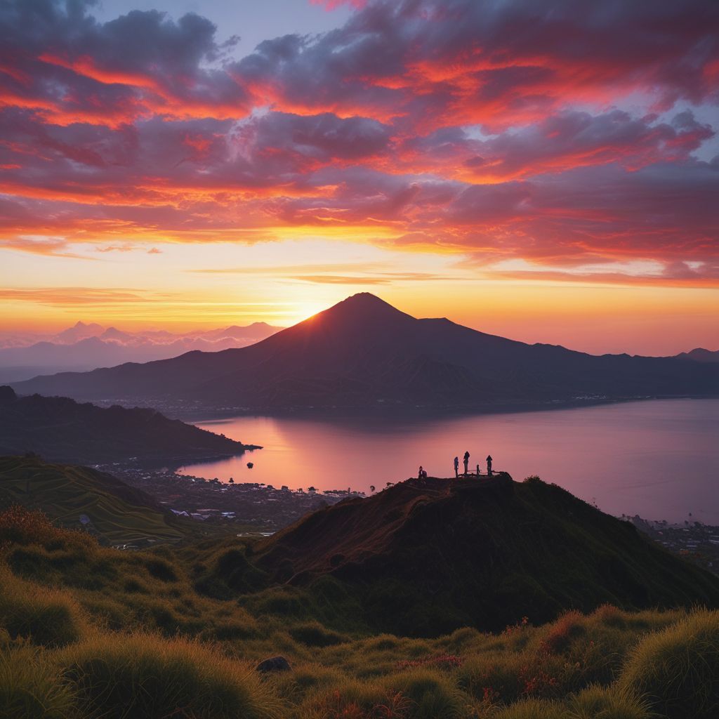 Menikmati Keindahan Sunrise di Puncak Gunung Batur Bali