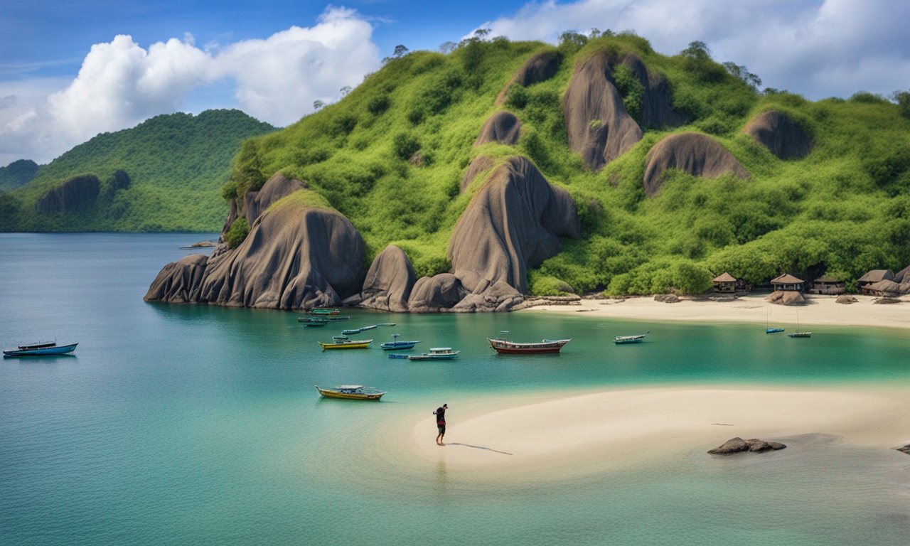 Menikmati Pantai di Labuan Bajo