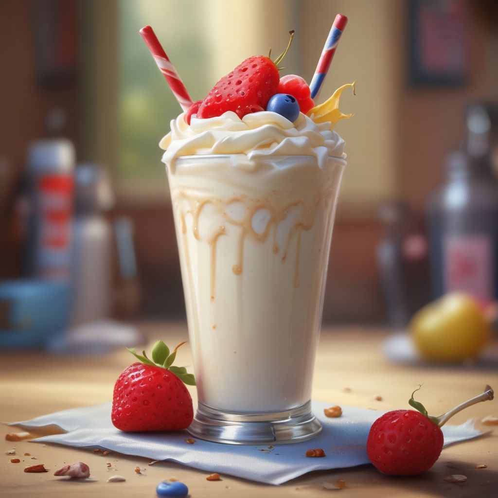 Milkshake Creamy dengan Topping Spesial