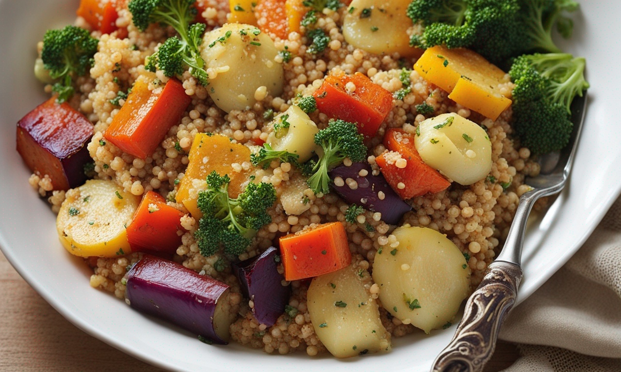 Resep Quinoa dan Sayuran Panggang Sehat