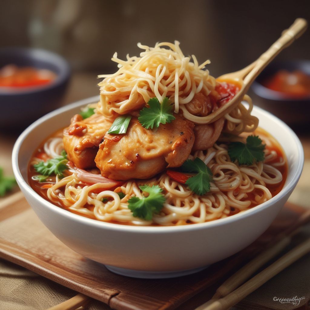 Resep Ramen Ayam Pedas Praktis dan Lezat