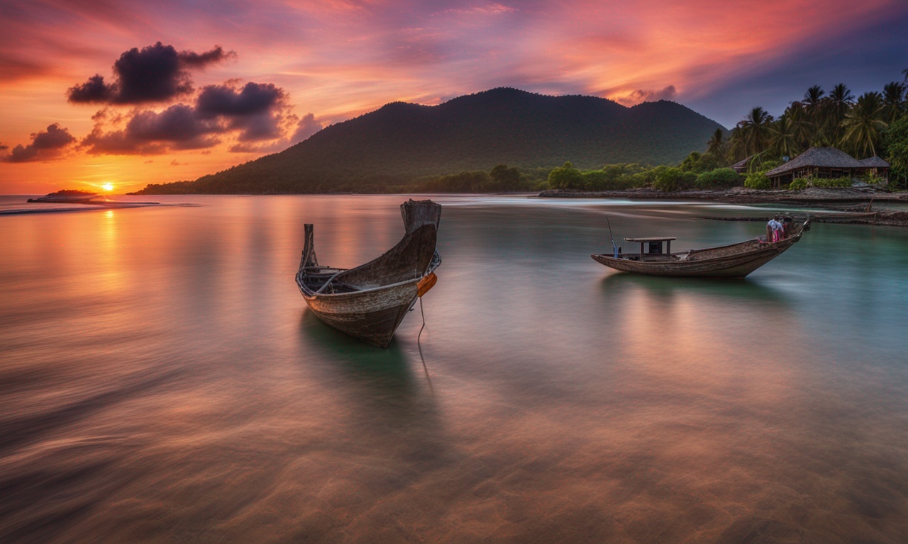 Senja Romantis di Pulau Lombok