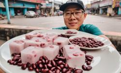 Menikmati Es Kacang Merah Palembang