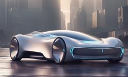 Mobil Listrik Masa Depan dengan Desain Futuristik