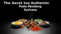 Rahasia Bumbu Rendang Padang Asli