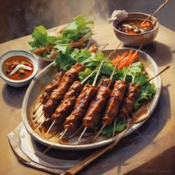 Sate Kambing Bumbu Kecap Manis