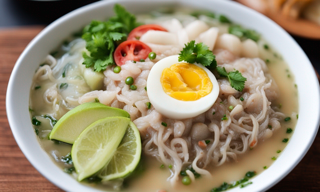 Warung Sederhana dengan Soto Lamongan Nikmat